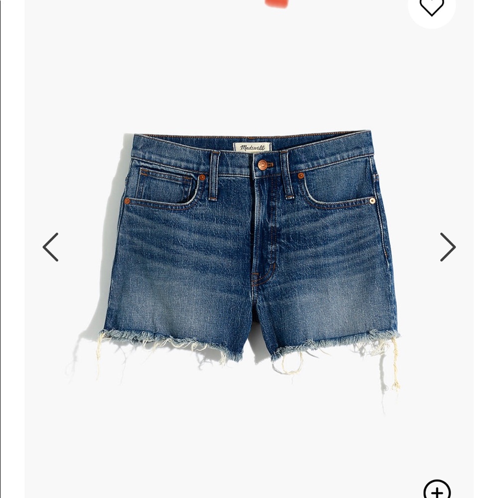 Madewell perfect Jean shorts in Rayburn NWOT 23